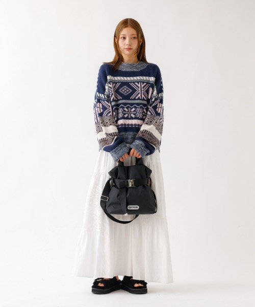 OUTDOOR PRODUCTS(アウトドアプロダクツ)の「【OUTDOOR PRODUCTS / アウトドアプロダクツ】2wayTote S/巾着ショルダーバッグ/2way/巾着/Sサイズ【WEB限定】(ショルダーバッグ・レディース・チャコールグレー/シルバー/ブラック/オレンジ/ブラウン/インディゴブルー/アイボリー/モカ・フリー)」の11枚目の写真