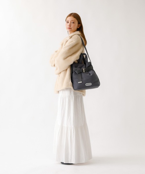 OUTDOOR PRODUCTS(アウトドアプロダクツ)の「【OUTDOOR PRODUCTS / アウトドアプロダクツ】2wayTote S/巾着ショルダーバッグ/2way/巾着/Sサイズ【WEB限定】(ショルダーバッグ・レディース・チャコールグレー/シルバー/ブラック/オレンジ/ブラウン/インディゴブルー/アイボリー/モカ・フリー)」の13枚目の写真