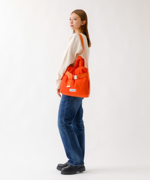 OUTDOOR PRODUCTS(アウトドアプロダクツ)の「【OUTDOOR PRODUCTS / アウトドアプロダクツ】2wayTote S/巾着ショルダーバッグ/2way/巾着/Sサイズ【WEB限定】(ショルダーバッグ・レディース・チャコールグレー/シルバー/ブラック/オレンジ/ブラウン/インディゴブルー/アイボリー/モカ・フリー)」の18枚目の写真