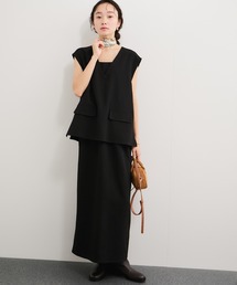 ADAM ET ROPE' アダムエロペ ベロア ワンピース ブラック ドレス 楽天市場】【SALE／40%OFF】【ADAM ET ROPE'】フロントジップ