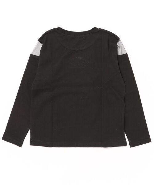 PINKHUNT（ピンクハント）の「PINKHUNT ピンクハント 肩シースルー開きロンT 0893K（Tシャツ/カットソー・キッズ・ホワイト/ブラック/ベビーピンク・120cm/130cm/140cm/150cm/160cm）」の4枚目の写真