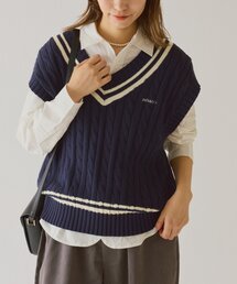 GEVACO（ゲバコ）の「【GEVACO】チルデンニットベスト（ベスト）」