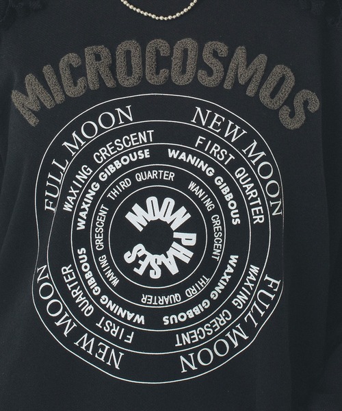 セール】(GENE HEAVENS)EMBROIDERY PRINT FRINGE SWEAT（スウェット