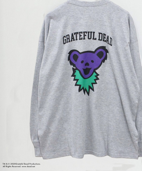 Grateful Dead(グレイトフルデッド)の「メンズ GRATEFUL DEAD グレイトフルデッド オーバーサイズ ロンT(スウェット・メンズ・ダークグリーン/ベージュ/オフホワイト/ホワイト系その他/杢グレー/ベージュ系その他/グリーン系その他/ブルー系その他/ブラック系その他2/グレー系その他2/オレンジ/グレー系その他3/パープル/ホワイト系その他3/ホワイト系その他2/ブラック系その他・M/L/XL)」の8枚目の写真