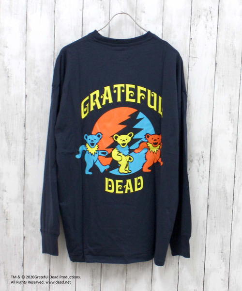 Grateful Dead(グレイトフルデッド)の「メンズ GRATEFUL DEAD グレイトフルデッド オーバーサイズ ロンT(スウェット・メンズ・ダークグリーン/ベージュ/オフホワイト/ホワイト系その他/杢グレー/ベージュ系その他/グリーン系その他/ブルー系その他/ブラック系その他2/グレー系その他2/オレンジ/グレー系その他3/パープル/ホワイト系その他3/ホワイト系その他2/ブラック系その他・M/L/XL)」の14枚目の写真