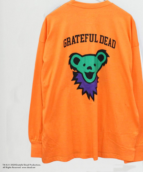 Grateful Dead(グレイトフルデッド)の「メンズ GRATEFUL DEAD グレイトフルデッド オーバーサイズ ロンT(スウェット・メンズ・ダークグリーン/ベージュ/オフホワイト/ホワイト系その他/杢グレー/ベージュ系その他/グリーン系その他/ブルー系その他/ブラック系その他2/グレー系その他2/オレンジ/グレー系その他3/パープル/ホワイト系その他3/ホワイト系その他2/ブラック系その他・M/L/XL)」の16枚目の写真