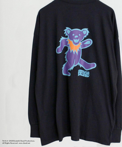 Grateful Dead(グレイトフルデッド)の「メンズ GRATEFUL DEAD グレイトフルデッド オーバーサイズ ロンT(スウェット・メンズ・ダークグリーン/ベージュ/オフホワイト/ホワイト系その他/杢グレー/ベージュ系その他/グリーン系その他/ブルー系その他/ブラック系その他2/グレー系その他2/オレンジ/グレー系その他3/パープル/ホワイト系その他3/ホワイト系その他2/ブラック系その他・M/L/XL)」の7枚目の写真