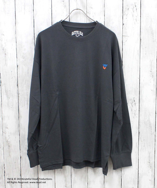 Grateful Dead(グレイトフルデッド)の「メンズ GRATEFUL DEAD グレイトフルデッド オーバーサイズ ロンT(スウェット・メンズ・ダークグリーン/ベージュ/オフホワイト/ホワイト系その他/杢グレー/ベージュ系その他/グリーン系その他/ブルー系その他/ブラック系その他2/グレー系その他2/オレンジ/グレー系その他3/パープル/ホワイト系その他3/ホワイト系その他2/ブラック系その他・M/L/XL)」の22枚目の写真