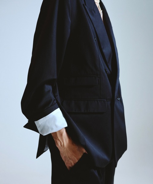 y*s様 camphorwood ダブルブレストピークドラペルテーラードジャケッ double breasted tailored jacket – CAMPHOR WOOD - OFFICIAL