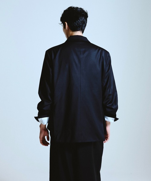 double breasted tailored jacket / ダブルブレストピークド