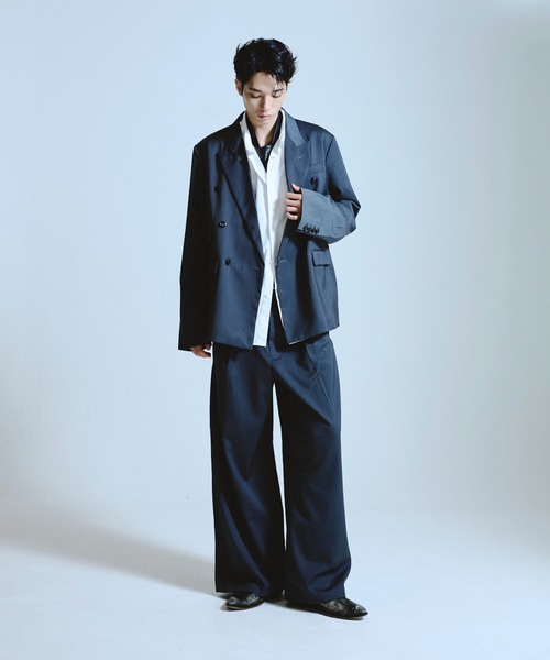 y*s様 camphorwood ダブルブレストピークドラペルテーラードジャケッ double breasted tailored jacket – CAMPHOR WOOD - OFFICIAL