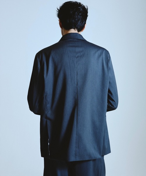 double breasted tailored jacket / ダブルブレストピークド