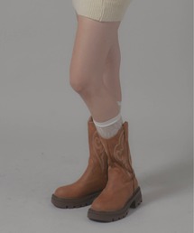 Chick(`bN)Stitch Western Boots / Xeb`EGX^u[c(u[c)
