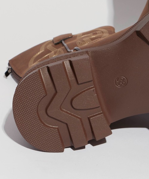 Chick(チック)の「Stitch Western Boots / ステッチウエスタンブーツ(ブーツ・レディース・ダークブラウン/ブラウン・23cm/24cm/22.5cm/23.5cm)」の14枚目の写真