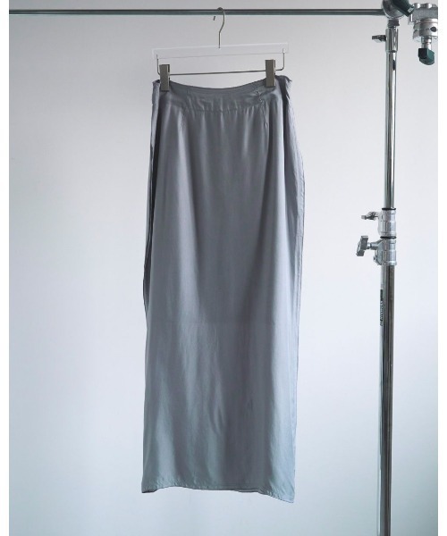 anuke(アンヌーク)の「anuke Mellow Maxi Skirt(スカート・レディース・グレー/ライトブルー・38/36)」の1枚目の写真