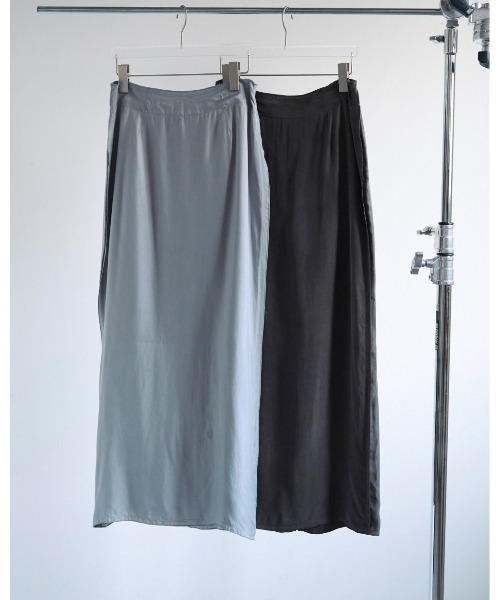 anuke(アンヌーク)の「anuke Mellow Maxi Skirt(スカート・レディース・グレー/ライトブルー・38/36)」の6枚目の写真