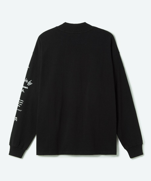 Penguin by Munsingwear（ペンギン バイ マンシングウェア）の「GRAPHIC LONG T-SHIRT（Tシャツ/カットソー・メンズ・ブラック/ホワイト・S/M/L/XL）」の8枚目の写真