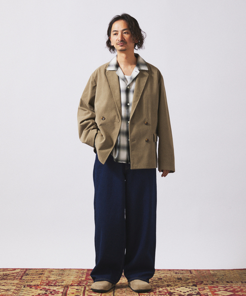 JOURNAL STANDARD relume（ジャーナルスタンダード　レリューム）の「TECH ”SOLOTEX(R)” コーデュロイ ウォッシャブル ダブルジャケット（その他アウター・メンズ・ブラウン/ナチュラル/チャコールグレー/カーキ/ブラック・LARGE/MEDIUM）」の9枚目の写真