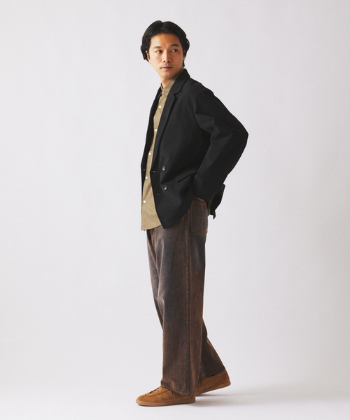 JOURNAL STANDARD relume（ジャーナルスタンダード　レリューム）の「TECH ”SOLOTEX(R)” コーデュロイ ウォッシャブル ダブルジャケット（その他アウター・メンズ・ブラウン/ナチュラル/チャコールグレー/カーキ/ブラック・LARGE/MEDIUM）」の11枚目の写真