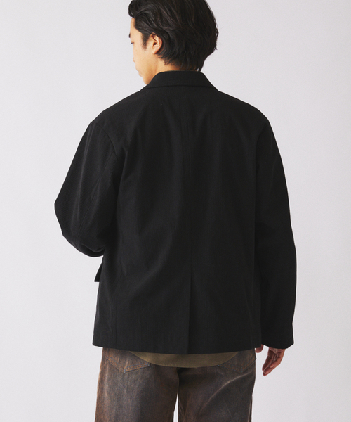 JOURNAL STANDARD relume（ジャーナルスタンダード　レリューム）の「TECH ”SOLOTEX(R)” コーデュロイ ウォッシャブル ダブルジャケット（その他アウター・メンズ・ブラウン/ナチュラル/チャコールグレー/カーキ/ブラック・LARGE/MEDIUM）」の15枚目の写真