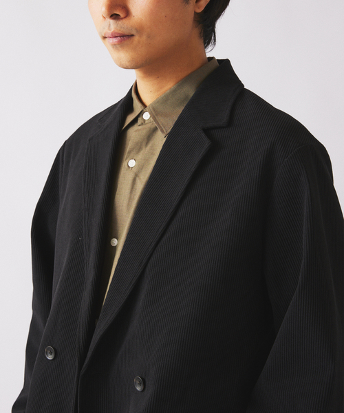 JOURNAL STANDARD relume（ジャーナルスタンダード　レリューム）の「TECH ”SOLOTEX(R)” コーデュロイ ウォッシャブル ダブルジャケット（その他アウター・メンズ・ブラウン/ナチュラル/チャコールグレー/カーキ/ブラック・LARGE/MEDIUM）」の16枚目の写真