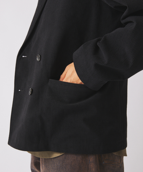 JOURNAL STANDARD relume（ジャーナルスタンダード　レリューム）の「TECH ”SOLOTEX(R)” コーデュロイ ウォッシャブル ダブルジャケット（その他アウター・メンズ・ブラウン/ナチュラル/チャコールグレー/カーキ/ブラック・LARGE/MEDIUM）」の17枚目の写真