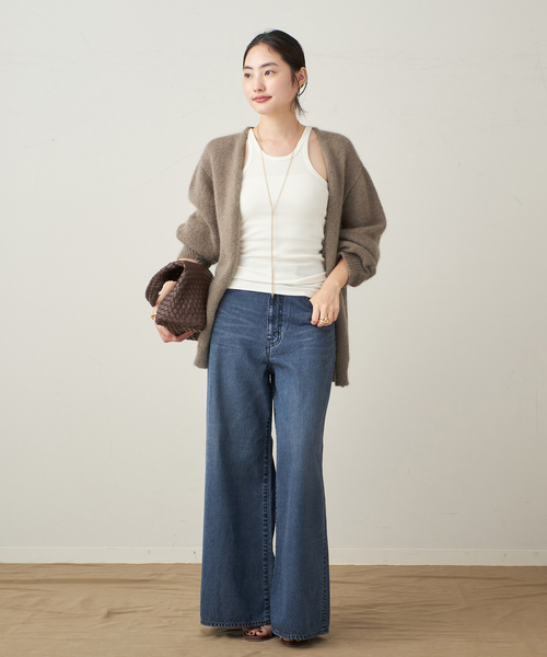 plage（プラージュ）の「Soft Wide デニム（デニムパンツ・レディース・ネイビー・34/36/38）」の11枚目の写真