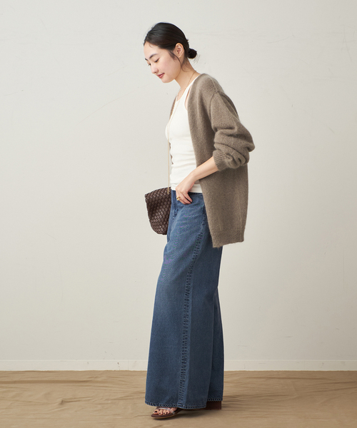 plage（プラージュ）の「Soft Wide デニム（デニムパンツ・レディース・ネイビー・34/36/38）」の12枚目の写真