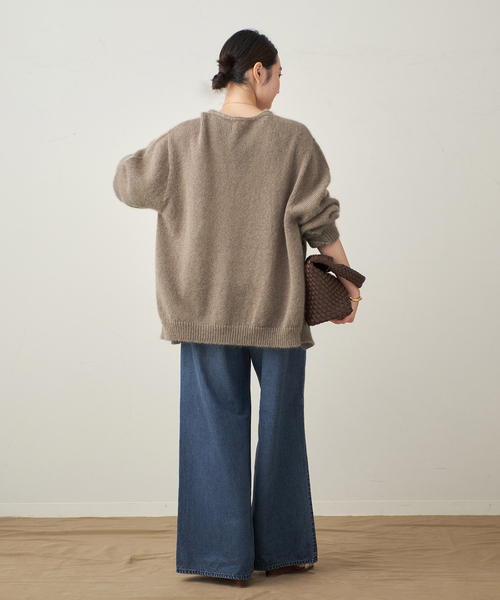 plage（プラージュ）の「Soft Wide デニム（デニムパンツ・レディース・ネイビー・34/36/38）」の13枚目の写真