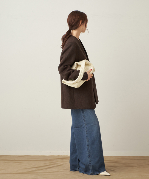 plage（プラージュ）の「Soft Wide デニム（デニムパンツ・レディース・ネイビー・34/36/38）」の20枚目の写真