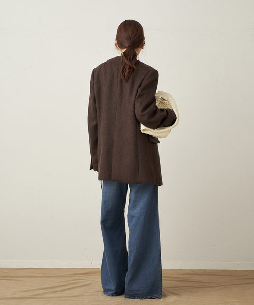 plage（プラージュ）の「Soft Wide デニム（デニムパンツ・レディース・ネイビー・34/36/38）」の21枚目の写真