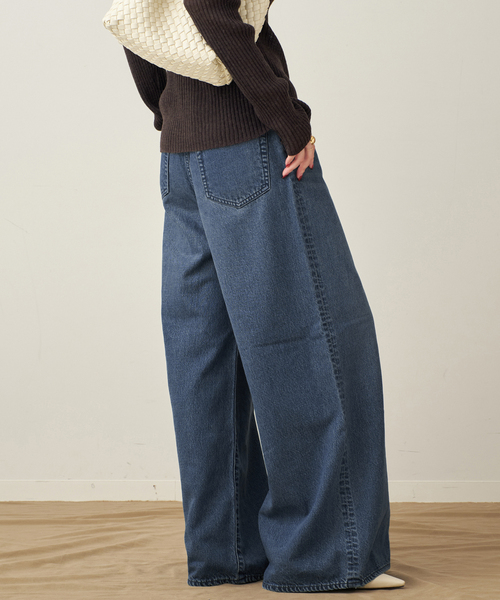 セール】Soft Wide デニム（デニムパンツ）｜Plage（プラージュ）の