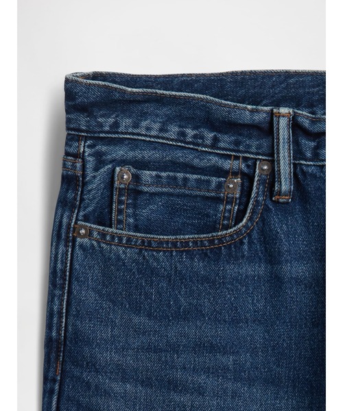 GAP(ギャップ)の「リラックスフィット ストレートデニム(デニムパンツ・メンズ・インディゴブルー・28W 30L/29W 30L/36W 32L/34W 32L/33W 32L/32W 32L/32W 30L/31W 32L/31W 30L/30W 30L)」の4枚目の写真