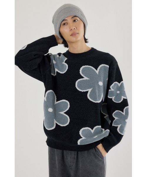 RODEO CROWNS WIDE BOWL（ロデオクラウンズワイドボウル）の「フラワーモールニットトップス（ニット/セーター・レディース・ホワイト系その他/ベージュ系その他/ブラック系その他・FREE）」の15枚目の写真