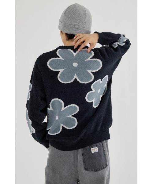 RODEO CROWNS WIDE BOWL（ロデオクラウンズワイドボウル）の「フラワーモールニットトップス（ニット/セーター・レディース・ホワイト系その他/ベージュ系その他/ブラック系その他・FREE）」の17枚目の写真