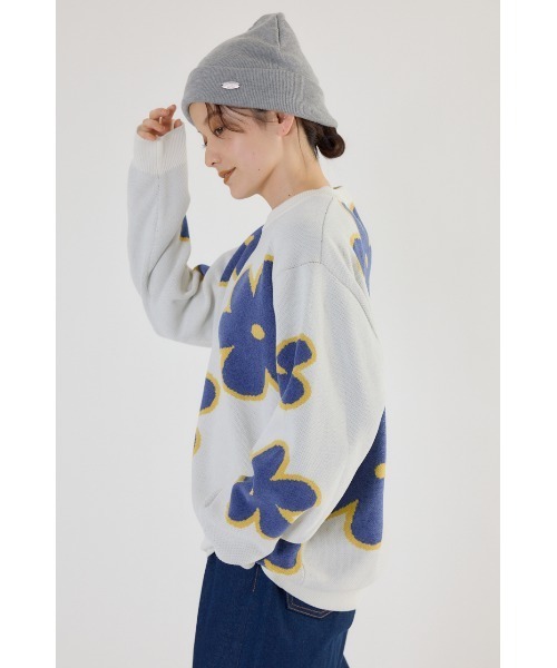 フラワーモールニットトップス（ニット/セーター）｜RODEO CROWNS WIDE