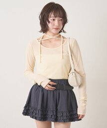 mline | [mline]チョーカーベロアトップス(Tシャツ/カットソー)