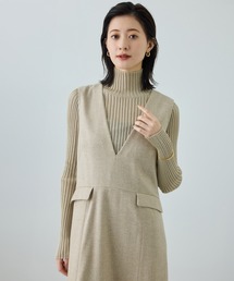 ROPE' | ラメタートルリブプルオーバー/イージーケア(ニット/セーター)