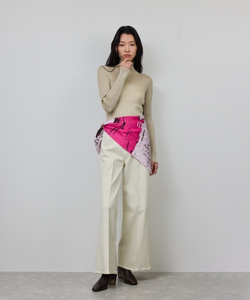 ROPE'(ロペ)の「ラメタートルリブプルオーバー/イージーケア(ニット/セーター・レディース・ブラック/ブラウン/ベージュ系その他・FREE)」の17枚目の写真