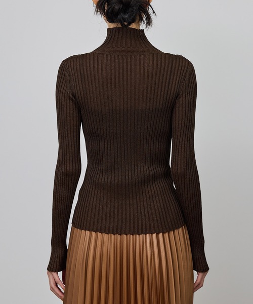 ROPE'(ロペ)の「ラメタートルリブプルオーバー/イージーケア(ニット/セーター・レディース・ブラック/ブラウン/ベージュ系その他・FREE)」の22枚目の写真