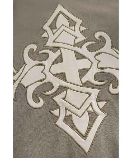 SUPPLIER(サプライヤー)の「ジップフーディ|Dagger Leather Patch Zip Hoodie|SUPPLIER(パーカー・メンズ・ブラック/カーキ/ベージュ・SMALL/MEDIUM/LARGE/X-LARGE/XX-LARGE)」の20枚目の写真