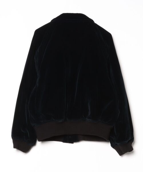 LOW CLASSIC（ロウ　クラシック）の「WASHED VELVET BOMBER JACKET（ブルゾン・レディース・ネイビー・M）」の22枚目の写真