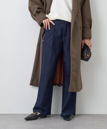 un dix cors | 【驚くほど伸びてストレスフリー】ハイパーストレッチワイドデニム(デニムパンツ)
