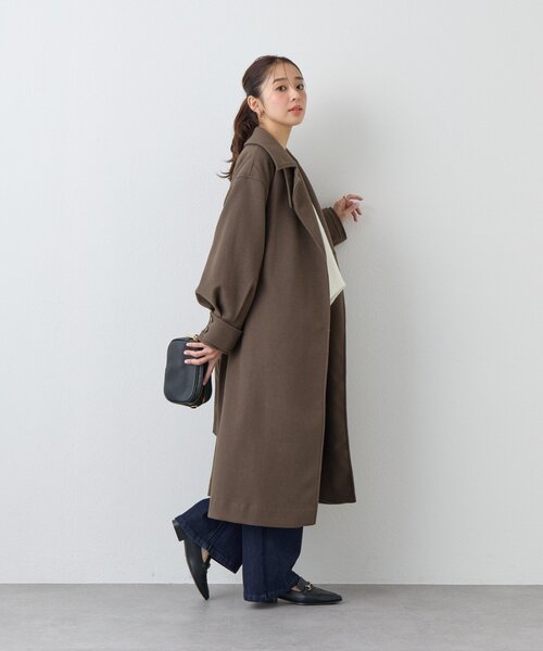 un dix cors(アンディコール)の「【驚くほど伸びてストレスフリー】ハイパーストレッチワイドデニム(デニムパンツ・レディース・インディゴブルー・0/1)」の8枚目の写真