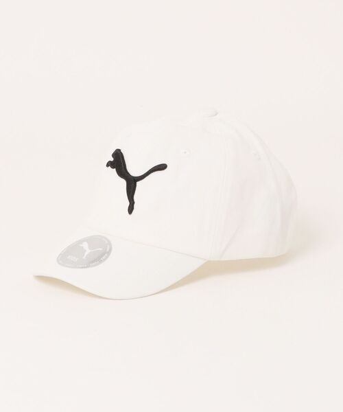 PUMA（プーマ）の「《PUMA》ESS ﾌﾟｰﾏ ｷｬｯﾄ BB ｷｬｯﾌﾟ（キャップ・キッズ・ブラック/ホワイト・S/M）」の2枚目の写真