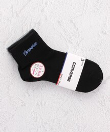 ◆CONVERSE 異柄刺繍ショート クォーターソックス 3P
