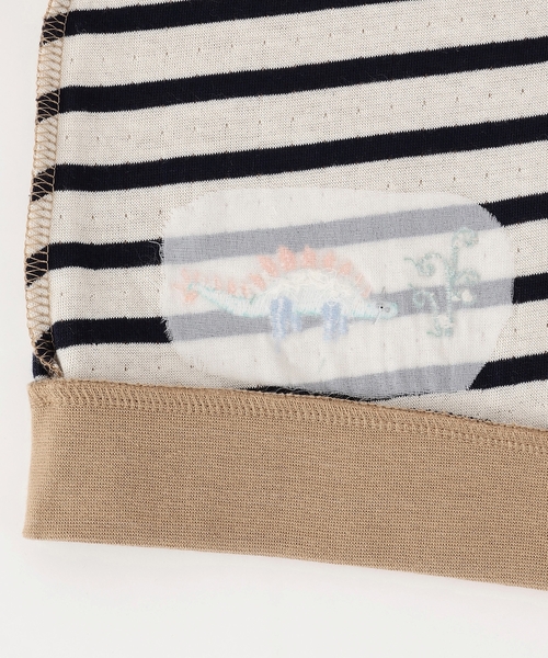 kladskap(クレードスコープ)の「恐竜接結長袖Tシャツ(Tシャツ/カットソー・キッズ・ベージュ/グレー・80cm/90cm/100cm/110cm/120cm/130cm)」の4枚目の写真