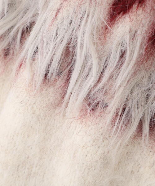 FREE'S MART（フリーズマート）の「◆前後２ＷＡＹノルディック柄リボンカーディ（ニット/セーター・レディース・ホワイト/ブラウン/グレー・FREE）」の22枚目の写真