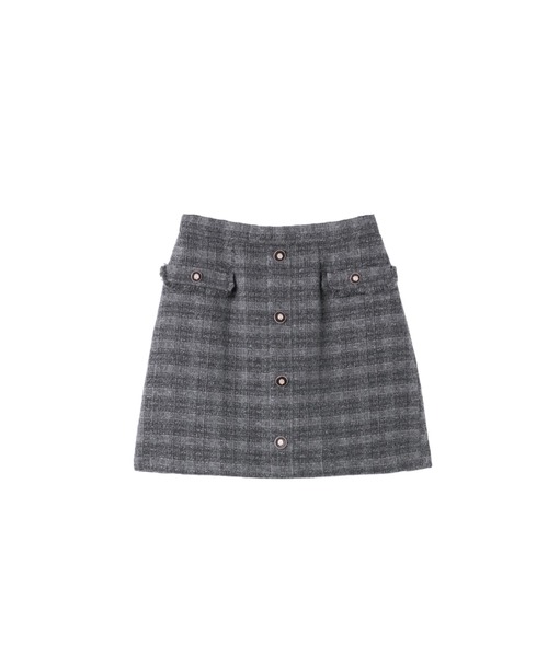 スカート Charlotte Tweed Mini Skirt Charlotte Tweed Mini Skirt（スカート）｜Her lip to（ハーリップ