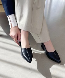 31 Sons de mode | WEB限定 フレアヒールポインテッドトゥパンプス/45301(パンプス)